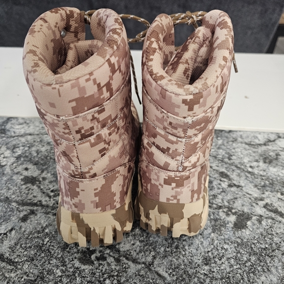 Mens Desert Camouflage High Boots SIZE 9.5 - Picture 3 of 4